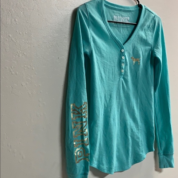 Victoria’s Secret PINK flannel sleep shirt size S - Picture 2 of 5